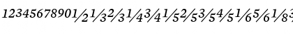 Mercury Numeric G1 Italic Font