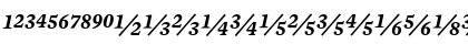 Mercury Numeric G4 Italic Font