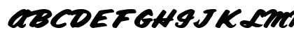 SmoothFontNew75 Bold Uppercase Preview
