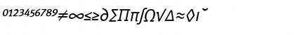 Meta Normal Italic Font