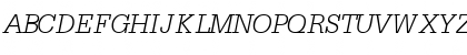 MetronLightSSK Italic Font