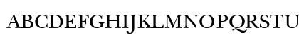 Baskerville Light SSi Light Uppercase Preview