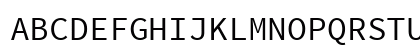 Source Code Pro Regular Uppercase Preview