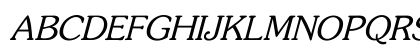 Souvenir Italic Preview