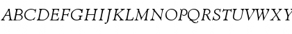 Minister Light Italic Regular Font