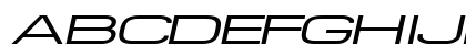 SpaceOutExtended Italic Preview
