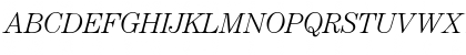 ModernCenturyLight RegularItalic Font