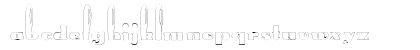 SplittingHaresOutline Regular Uppercase Preview
