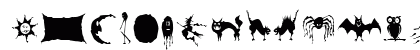 Spooky Symbols LET Plain Preview