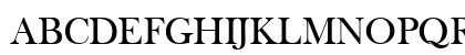 BaskervilleOldStyle Regular Uppercase Preview