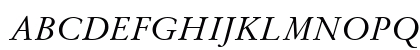 StempelGaramond RomanItalic Uppercase Preview
