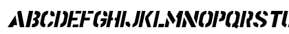 Stencil Gothic Italic JL Regular Preview