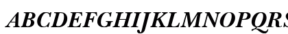 Baskerton Bold Italic Preview