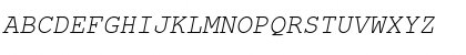 NimbusMonLTU Italic Font