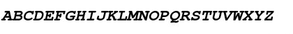 NimbusMonLUN Bold Italic Font