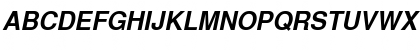 NimbusSanLTU Bold Italic Font