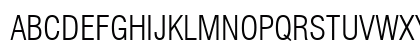 Swis721 LtCn BT Light Uppercase Preview
