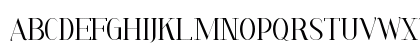 Sword Cane Demo Regular Uppercase Preview