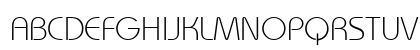 Bauhaus LHU Light Uppercase Preview