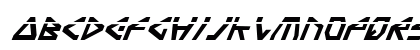 Terra Firma Laser Italic Laser Italic Uppercase Preview
