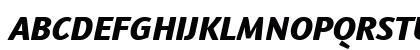 Textra LT Heavy Italic Uppercase Preview