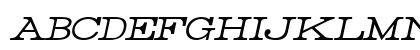 Rider Light Italic Uppercase Preview