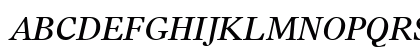 TimesEuropa RomanItalic Preview