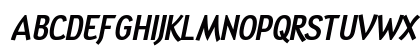 Tin Doghouse Italic Uppercase Preview