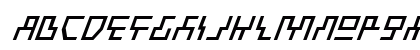Beam Rider Italic Uppercase Preview
