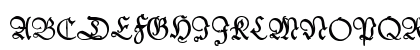 Kleist-Fraktur Zierbuchstaben Regular Uppercase Preview