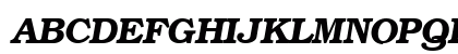 TR Bookman Bold Italic Uppercase Preview