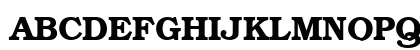 TR Bookman Bold Uppercase Preview