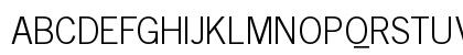 TraditionSansXLight Regular Uppercase Preview