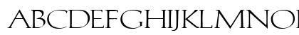 Trajan'sCapsExtended Normal Uppercase Preview