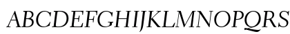 Transitional-521 HU Italic Uppercase Preview