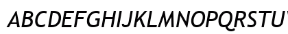 Trebuchet MS Italic Preview