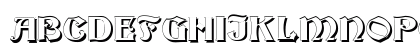 Becker Shadow Regular Uppercase Preview