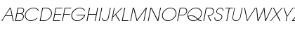 Avant Garde XLight Italic Font