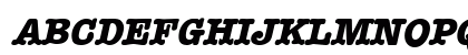 Typewriter Bold-Oblique Preview