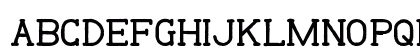 Typewriterz Demo Bold Uppercase Preview