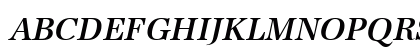 URWAntiquaTMed Italic Preview