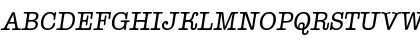a_OldTyper Italic Font