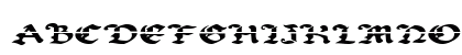 Uberh￿ Lazar Expanded Lazar Expanded Uppercase Preview