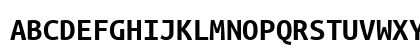 Ubuntu Mono Bold Uppercase Preview