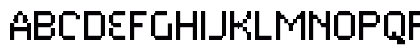 UF PT Bossa Regular Uppercase Preview