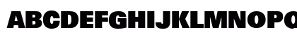 UltimateSerial-Heavy Regular Uppercase Preview