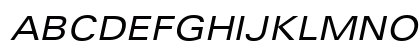 Univers ExtendedPS Italic Preview