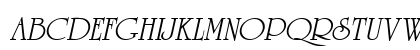 University Italic Uppercase Preview