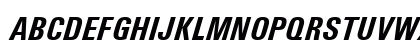 Univers Condensed Bold Italic Preview