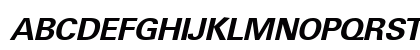 Universal Bold Italic Preview